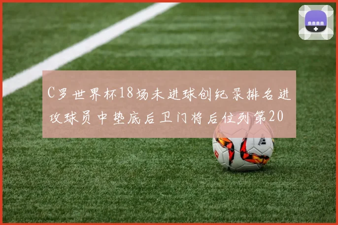 C罗世界杯18场未进球创纪录排名进攻球员中垫底后卫门将后位列第20